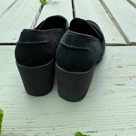 Sun Stone Maycee Lug Sole Loafers Chunky Heels Vegan Loafers Women Size 10 - Picture 3 of 10